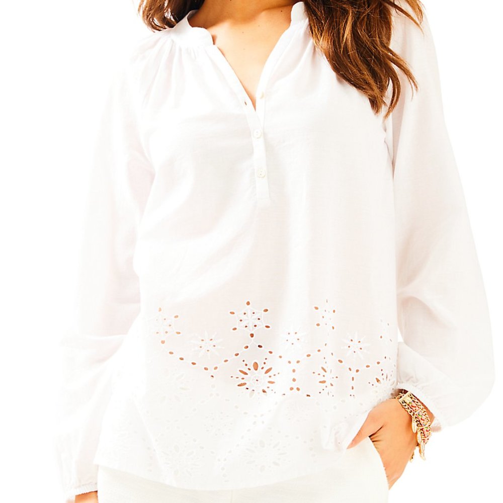 100% Cotton Elsa Top size large